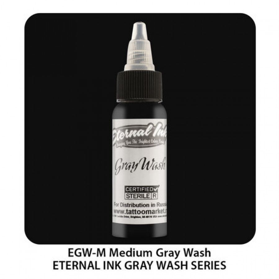Тату краска Eternal Gray Wash Medium