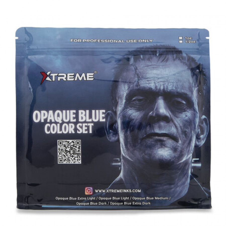 Тату краска Xtreme Ink Opaque Blue Set