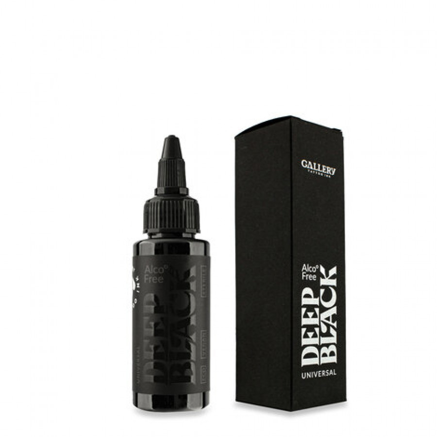Тату краска Gallery ink Deep Black (Супер черный цвет)