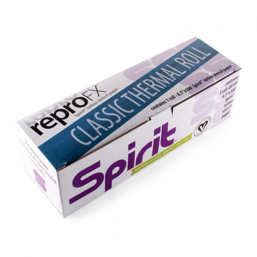 Трансферная тату бумага в рулоне Spirit Classic Thermal Roll A4 для термо принтера Original