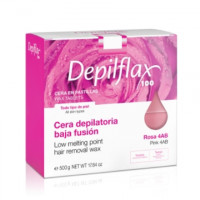 Depilflax, Горячий воск в брикетах, розовый, 500 г