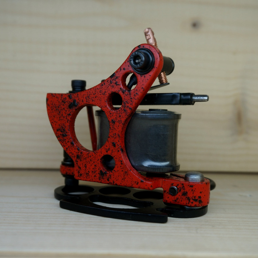 Контурная тату машинка Medium Liner Red-Black