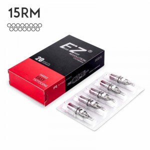 Тату картридж EZ Revolution Round Magnum 15RM - 0,35 мм 