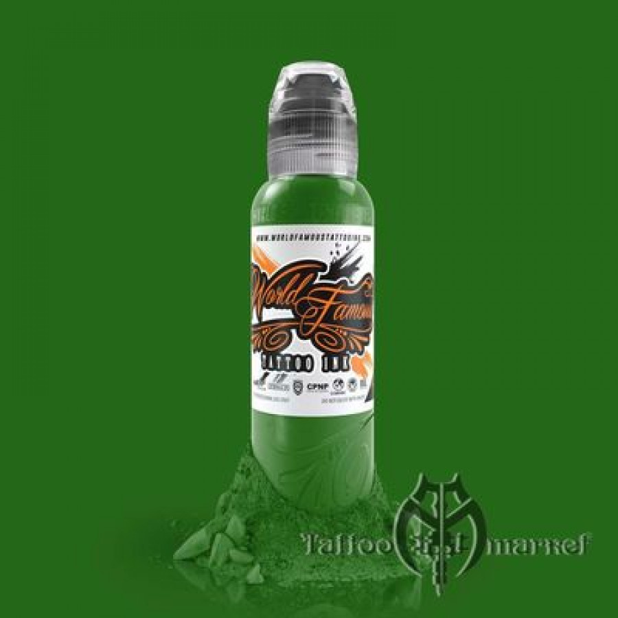 Краска World Famous Tattoo Ink Everglades Green